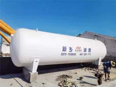 Horizontal Type Cryogenic Liquid Tank