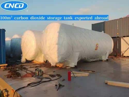 100m³ carbon dioxide storage tank exported abroad